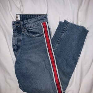 Zara striped jeans size 4